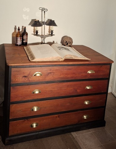 Late victorian large drawer - late, 4