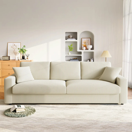 Seater corduroy sofa large - 4,