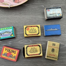 Miniature Match Box Selection The Ship, Viking, Benson & Hedges, Lavells & P&O