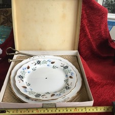 Vintage Boxed Colclough Bone China 2 Tier Cake Stand. Ridgways  Pottery Ltd