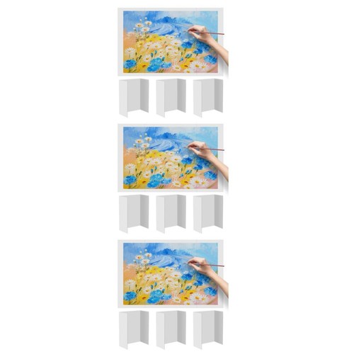 Lightweight white trifold - white,