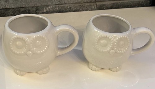 Gorgeous pair owl mugs - pair,