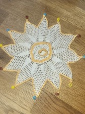 Vintage Place Mat Cream Orange