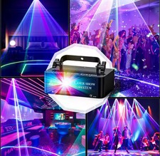 LED Indoor Stage Light RGB Laser Scanner Beam Effect Laser Projector Lighting