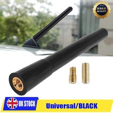 Car Bee Sting Stubby Short Aerial Ariel Mast Antenna Radio 10cm Universal Black