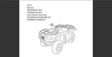 2015 Honda TRX420FA6 4x4 w