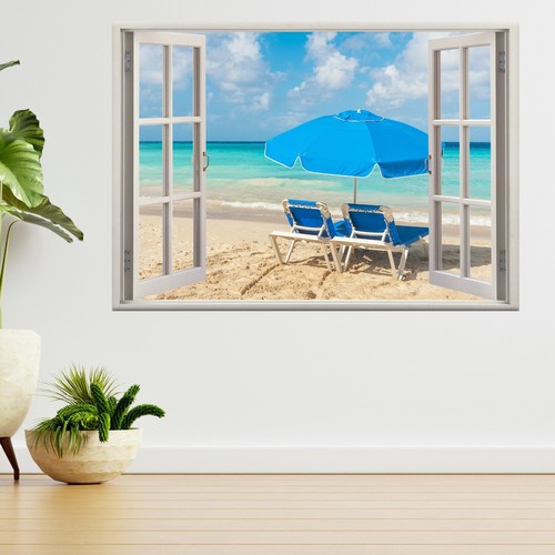 Sunbeds umbrella on - &,