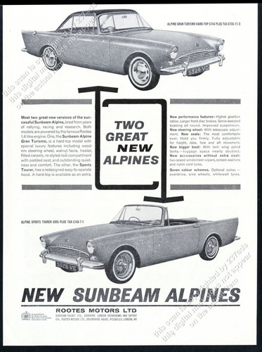 1963 sunbeam alpine gran - 1963,