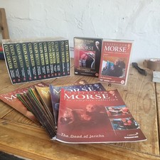 inspector morse collection  1-33  Magazines - SET OF 13 BOOKS + SOME DVD'S 