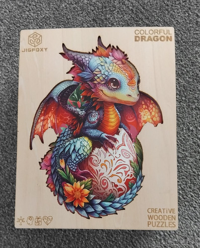 Jigfoxy wooden dragon puzzle