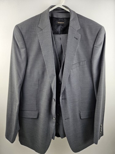 Aspen court grey pinstripe - grey,