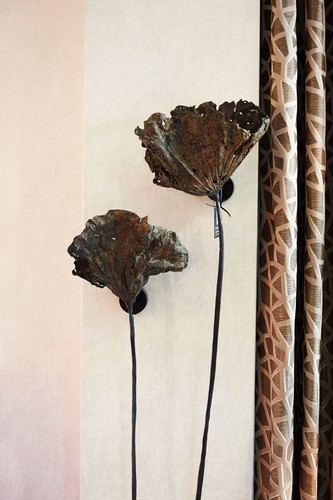 Lotus wall lights - wall, x2