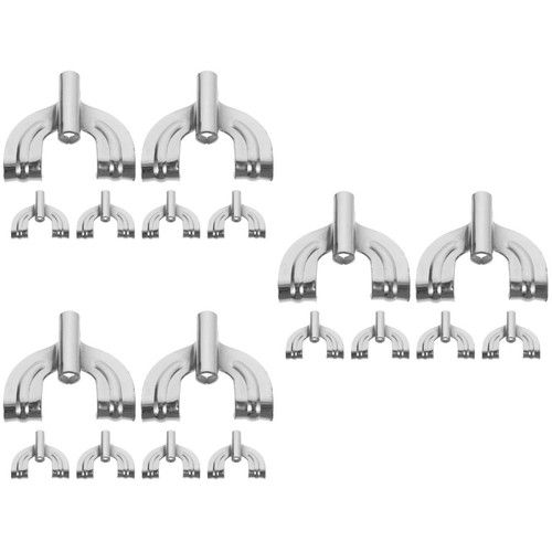 18pcs reusable metal - 18pcs,