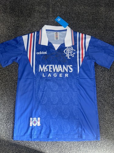Rangers home shirt signed - rangers, by