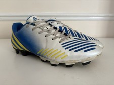 Men’s Adidas Predator Predito FG Retro Football Boots Uk Size 9 Blue White 2012