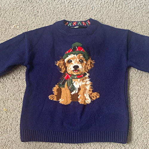 Next boys navy knit dog - next,