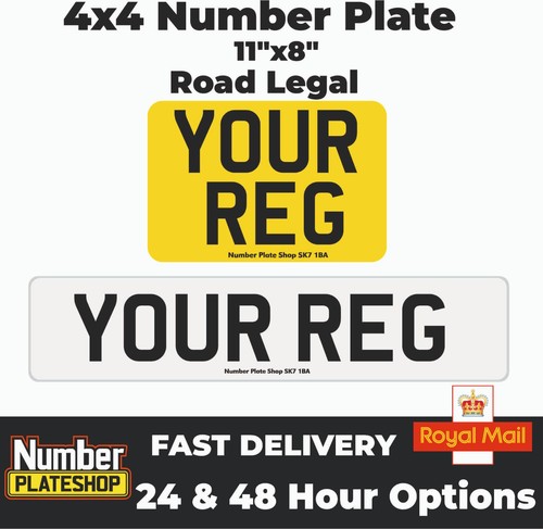 Number plate landrover rear - number,