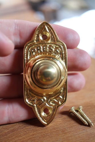 Ornate solid polished - ornate, brass