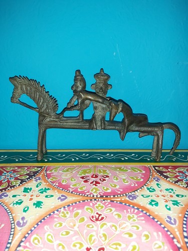 Vintage benin bronze - bronze, designed