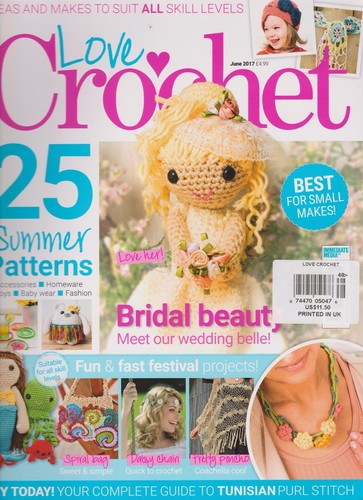 Love crochet magazine june - crochet,
