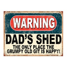 Funny Warning Sign Pub Home