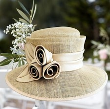 100% Straw Hat by BHS Head