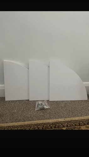 Wooden corner shelves floating - wooden,