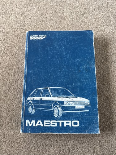 Maestro repair manual austin - maestro,