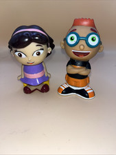 Little Einsteins Chunky Figure Toy Disney Leo & June Vinyl Bath Toy 3.5”