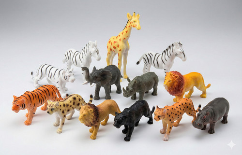 Plastic animal lion - animal,