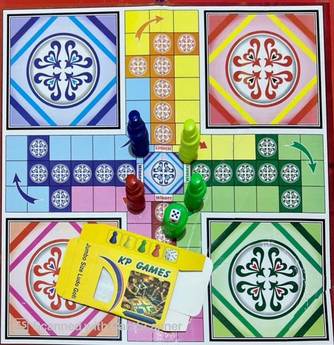 Large ludo lasani board game - large,