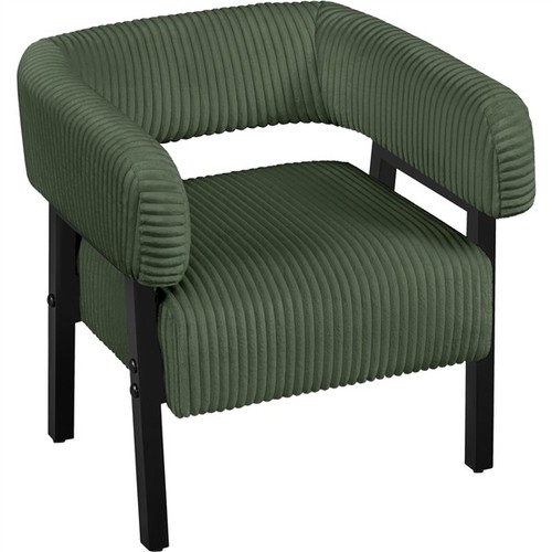Upholstered corduroy barrel - upholstered,