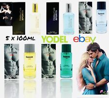 5 X 100ml Mens Aftershave Gift Set Perfume Hidden Code, Regenerate Sports Eau De