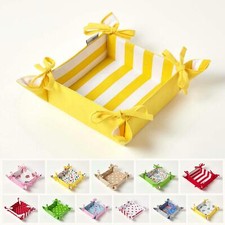 Reversible Fabric Bread Basket