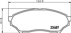 Mintex mdb1996 brake - mdb1996, set