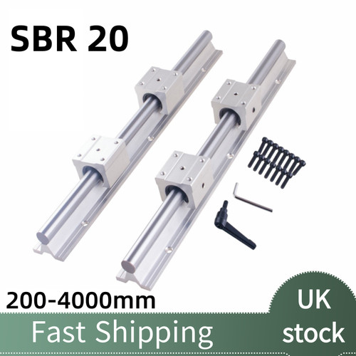 Sbr20 linear slide rail - slide, set