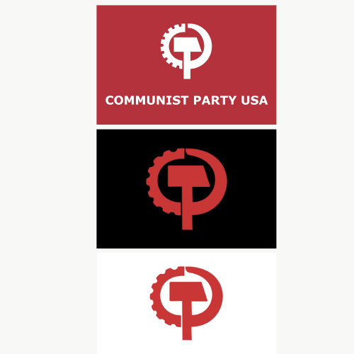 Communist party usa - usa, flag