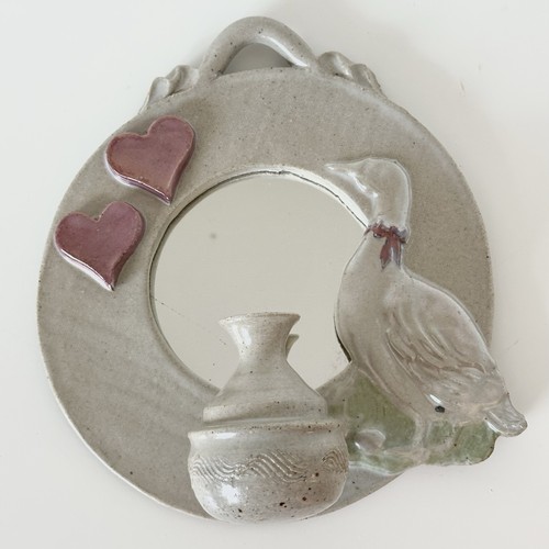 Handmade studio pottery duck - handmade,