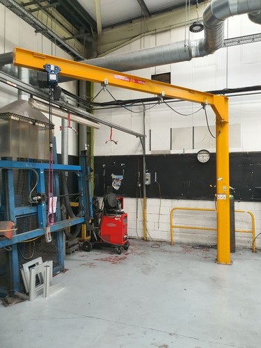 Pillar swing jib - pillar, crane.