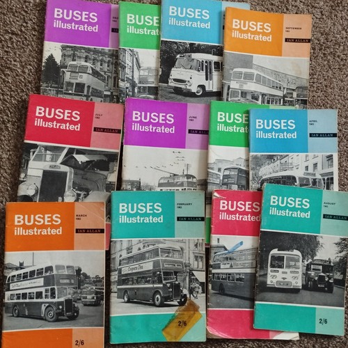 Vintage issues buses - vintage, of