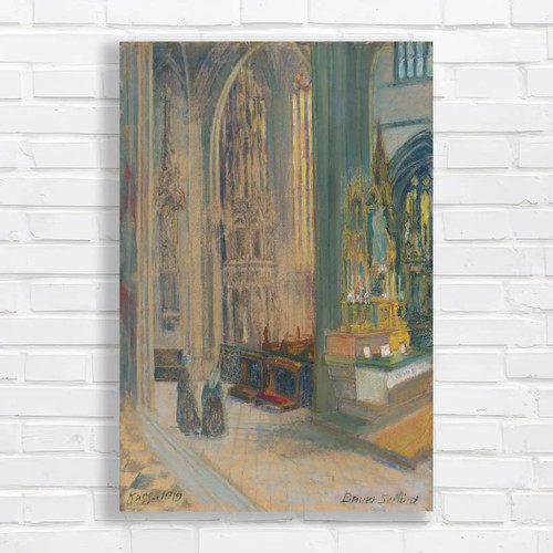 Gothic cathedral interior - gothic,