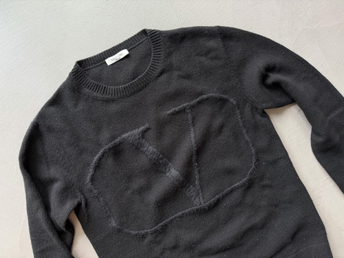 Valentino wool cashmere logo - valentino,