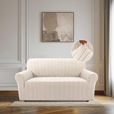 High Stretch Sofa Covers 2 Seater Loveseat Sofa Cover Pets Friendly Non Slip So