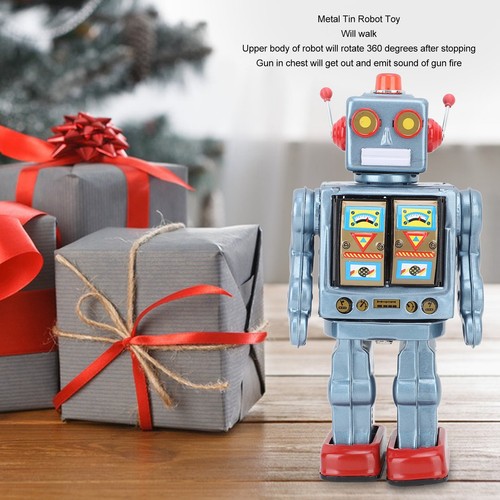 Metal tin robot - tin,