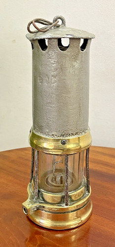 Antique miner lamp marsaut - miner's,