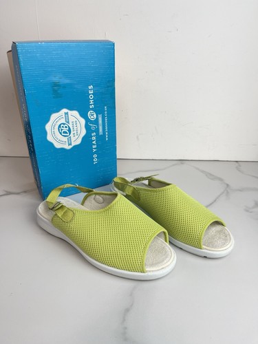 Shoes lime green strappy - db,