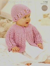 baby crochet  pattern  matinee