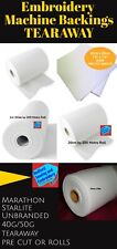 Embroidery Machine Tearaway