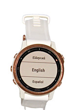 Garmin Fenix 6s Pro gold with