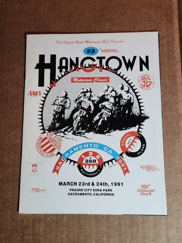 Vtg 1991 hangtown motocross - hangtown,